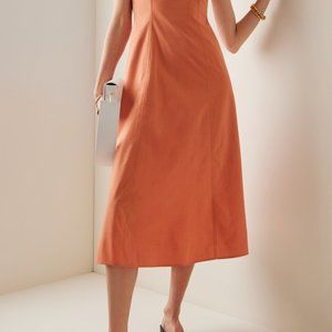 Third Form Flowers For You Stretch Cotton Midi Dress